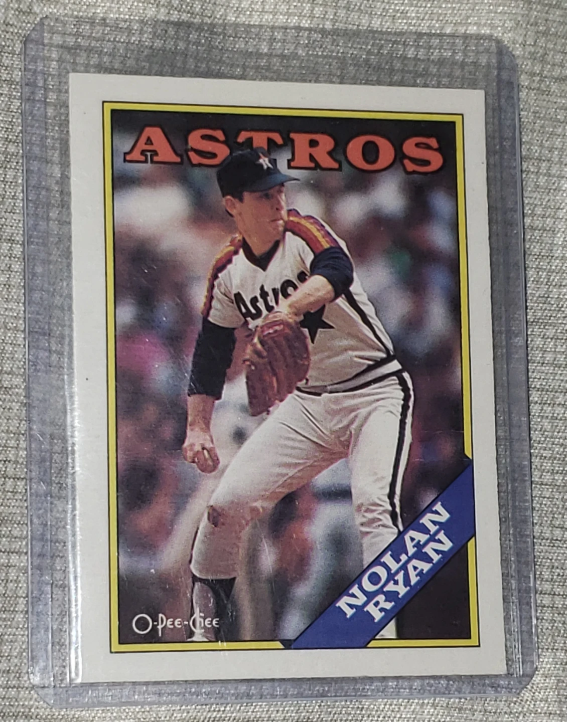 1989 O-Pee-Chee Nolan Ryan Houston Astros Baseball Card