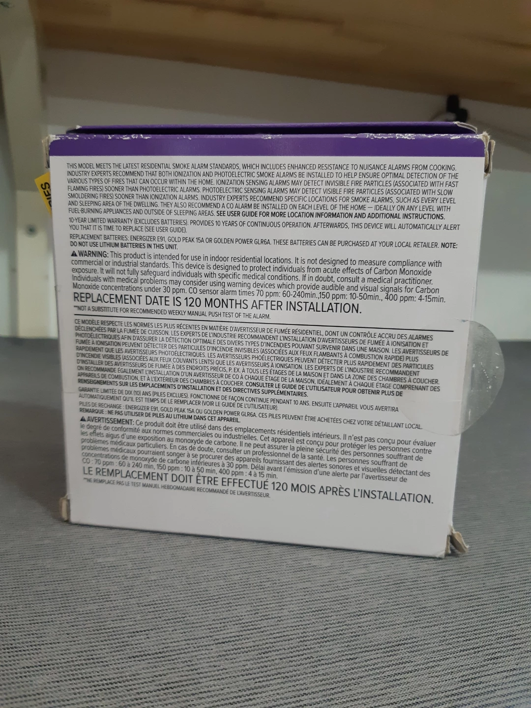 Kidde Hardwired Combination Smoke detector and CO Alarm - photo 5