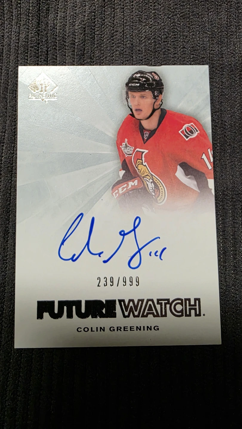 SP Authentic Future Watch Hockey Cards