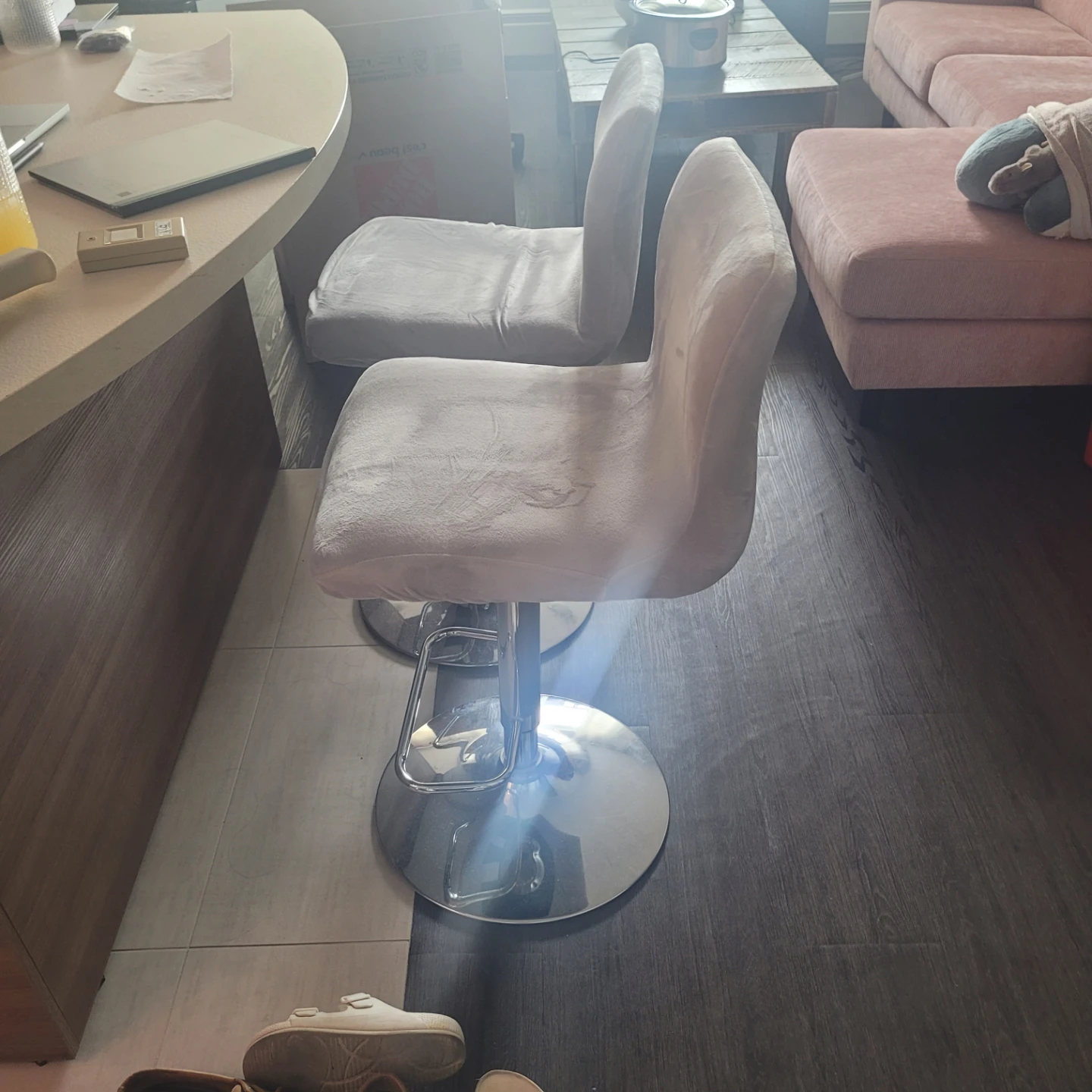 Adjustable Bar Stools (Set of 2)