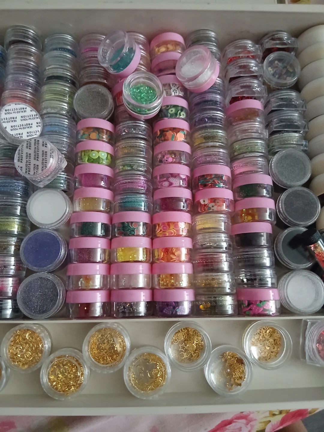Assorted Nail Art Glitter and Sequins