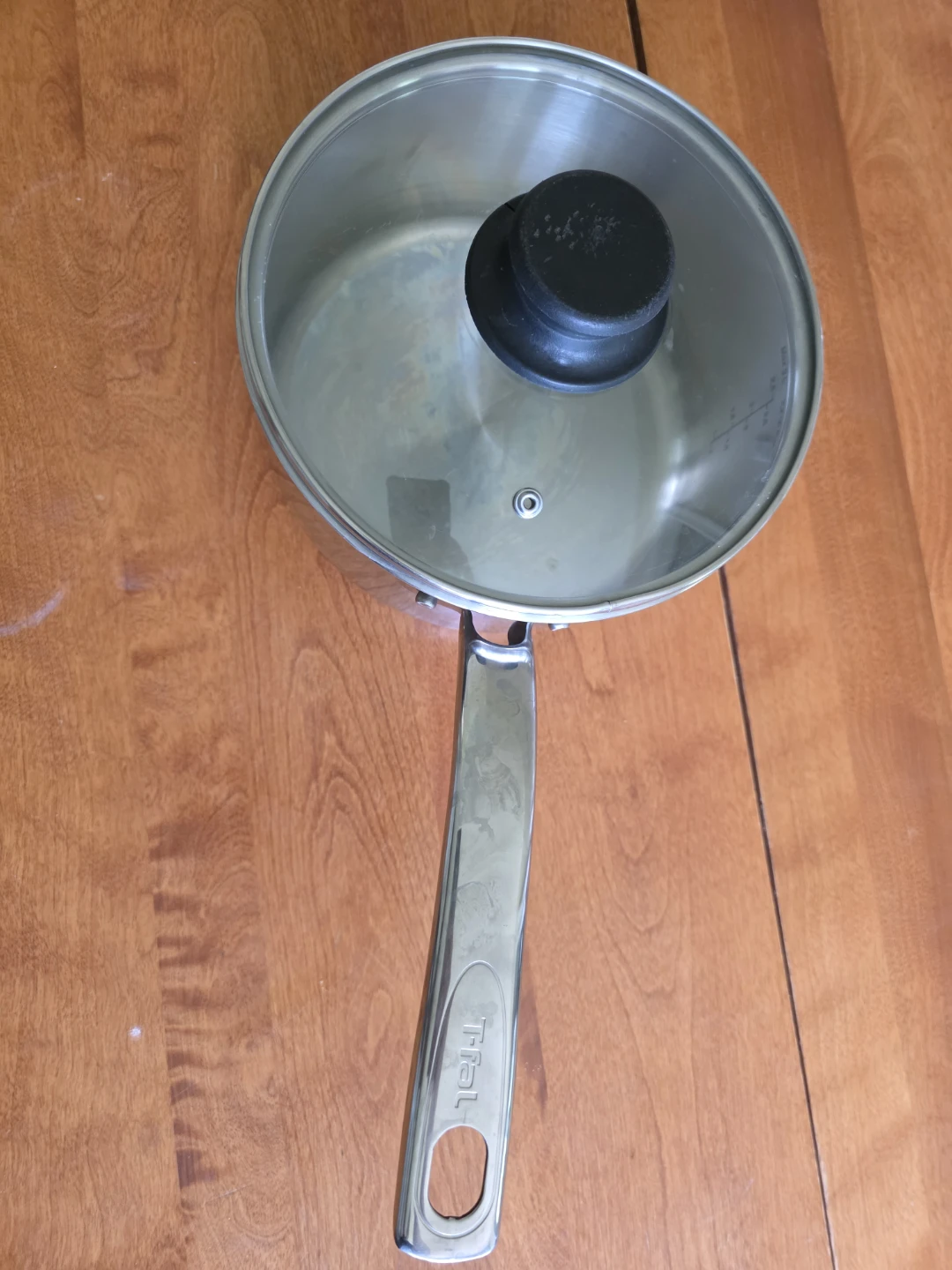 T-fal Stainless Steel Pot with Glass Lid (3L)