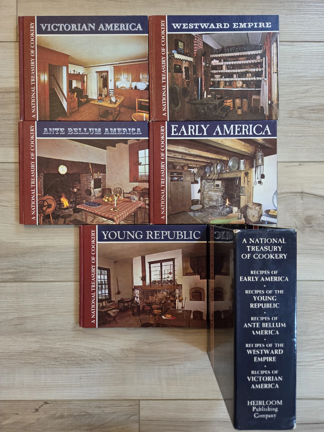 Vintage National Treasury of Cookery Recipe Book Set