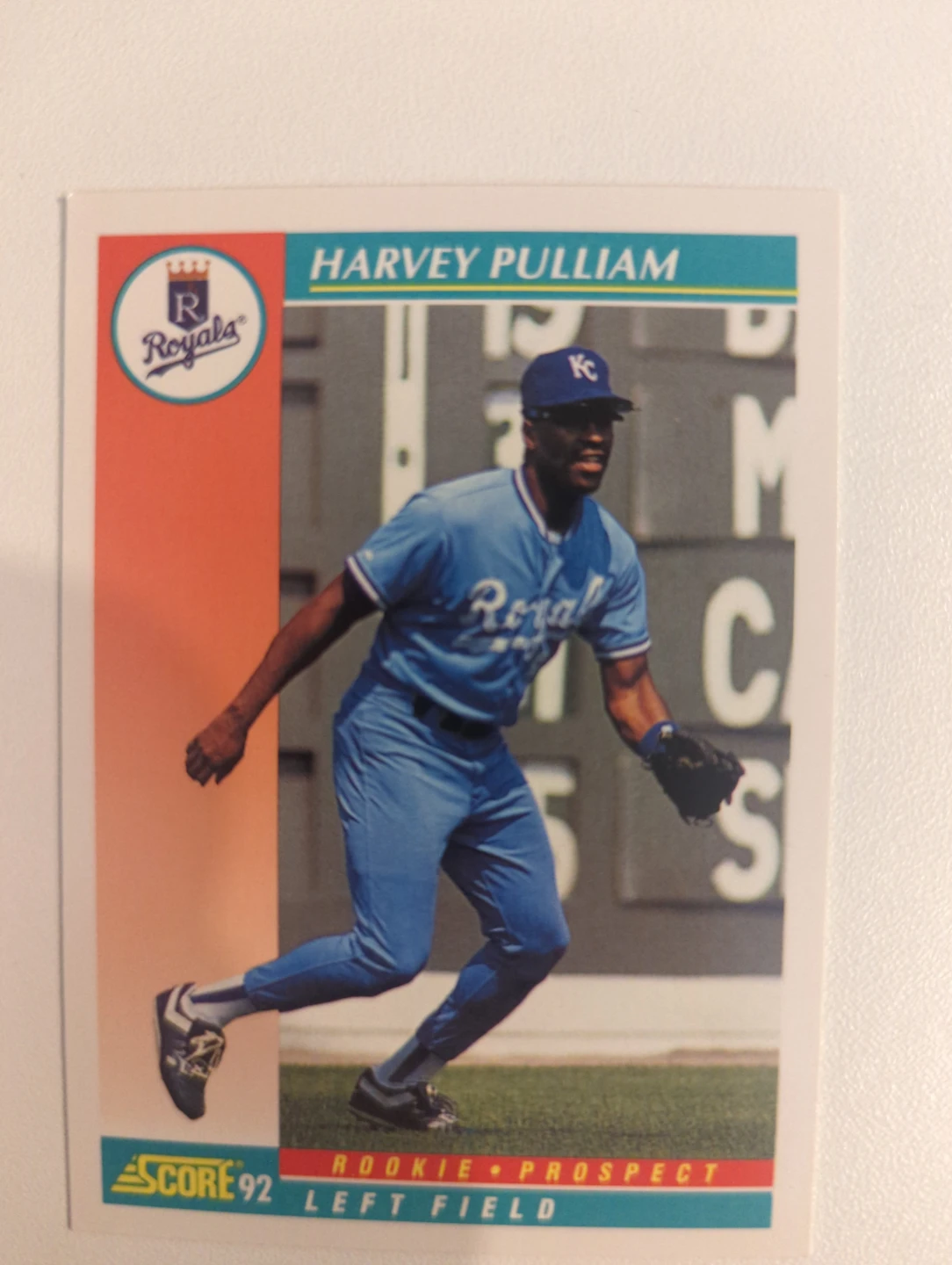 ⚽ 1992 Score Baseball Card - Harvey Pulliam