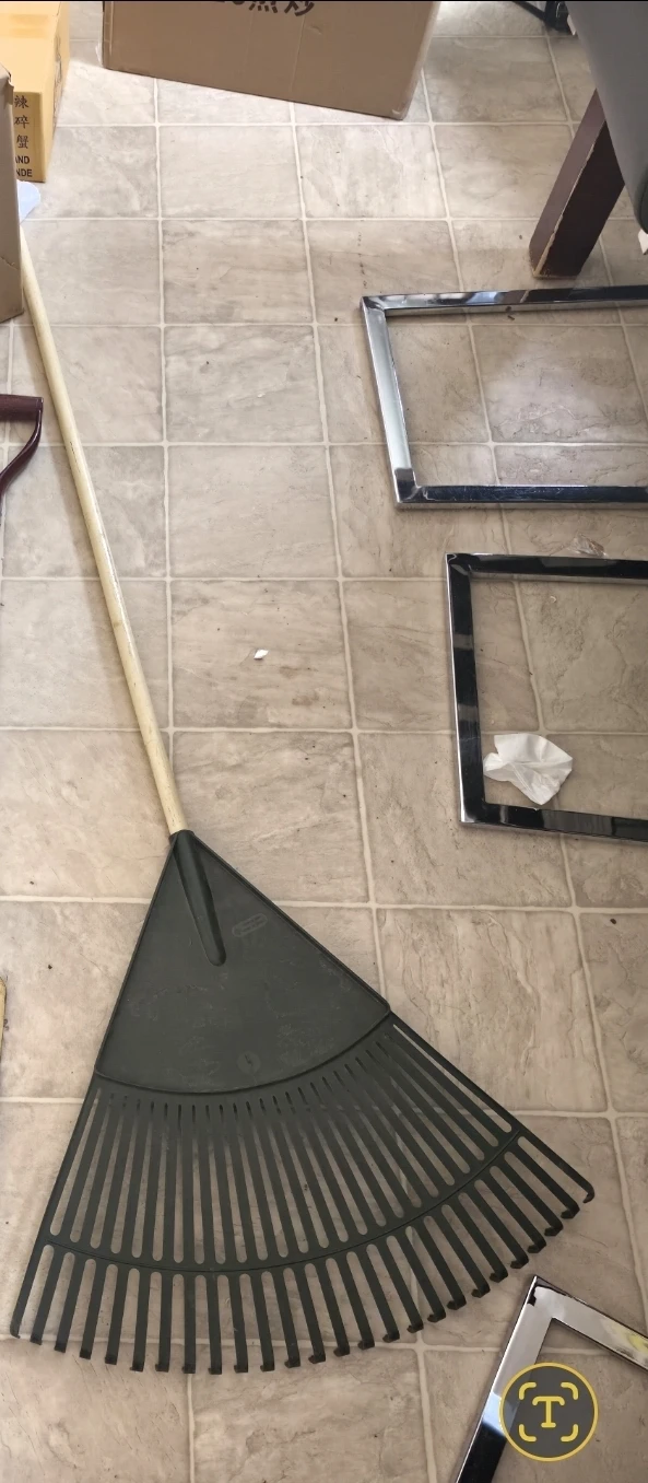 Garden Tool Rake, Hardwood Handle