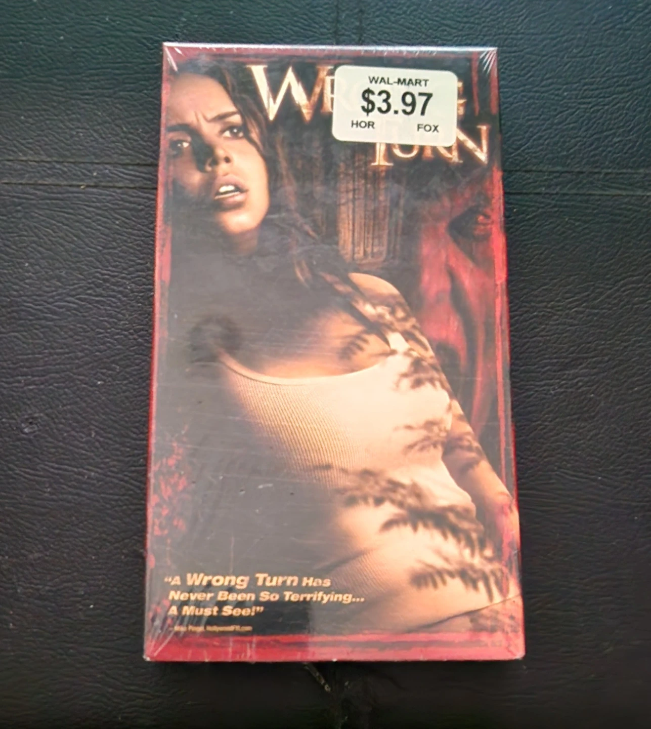 2003 Wrong Turn Factory-Sealed VHS Tape ⚽️