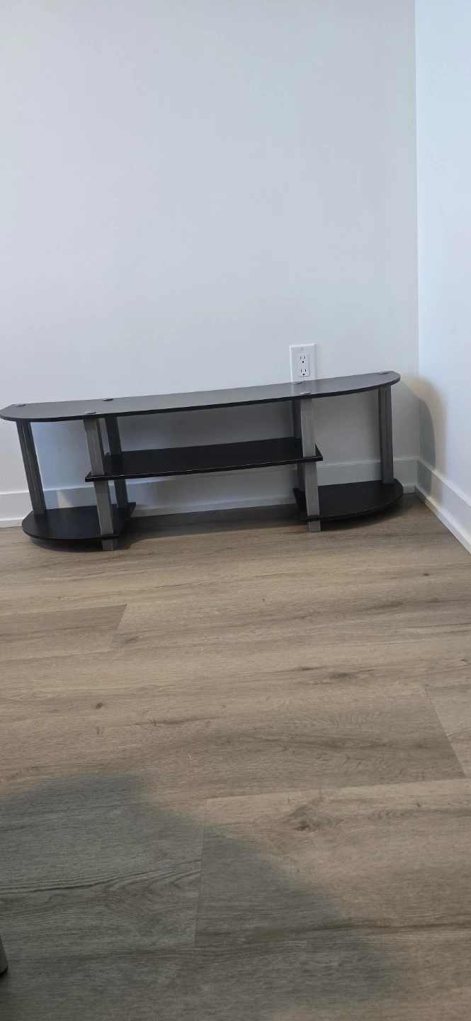 Black 3-Tier TV Stand - photo 5