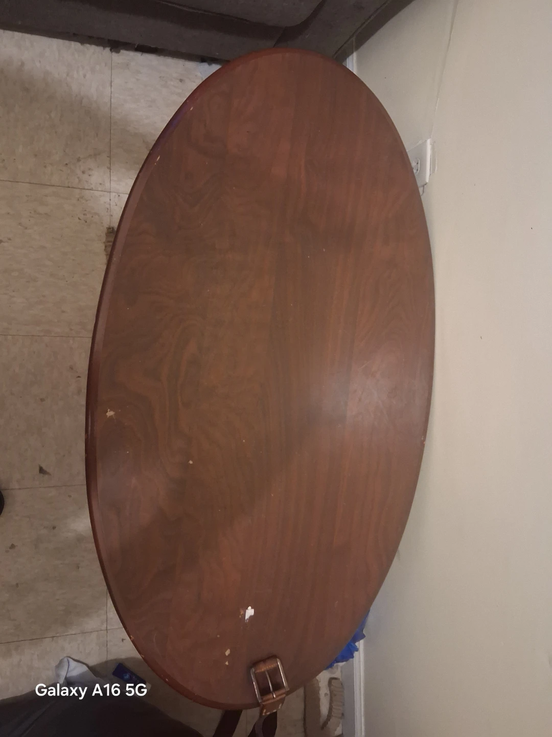 Vintage Wood Top Folding Table