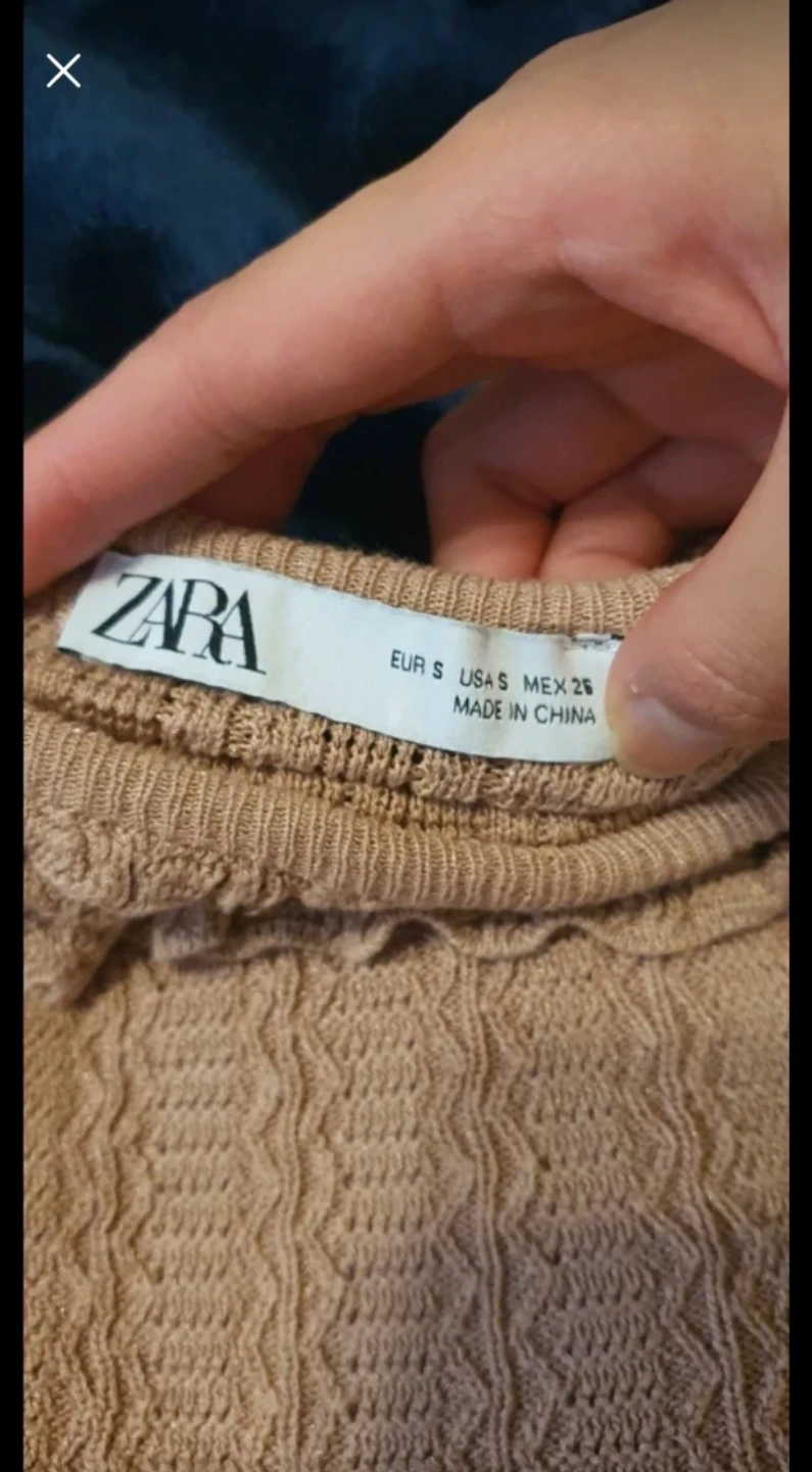 ZARA crochet-knit crop top - photo 4