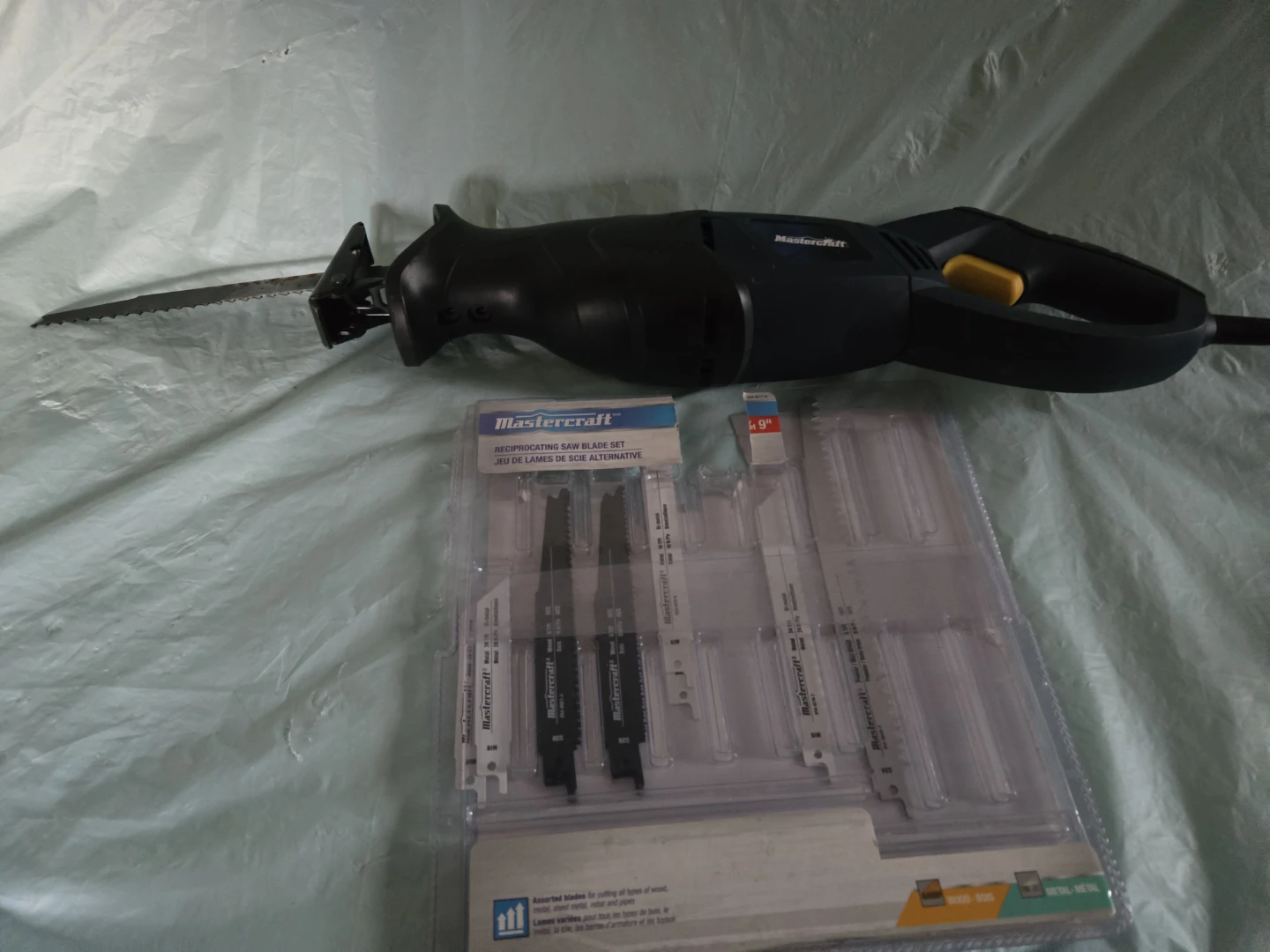 Mastercraft Reciprocating Saw & Blade Set