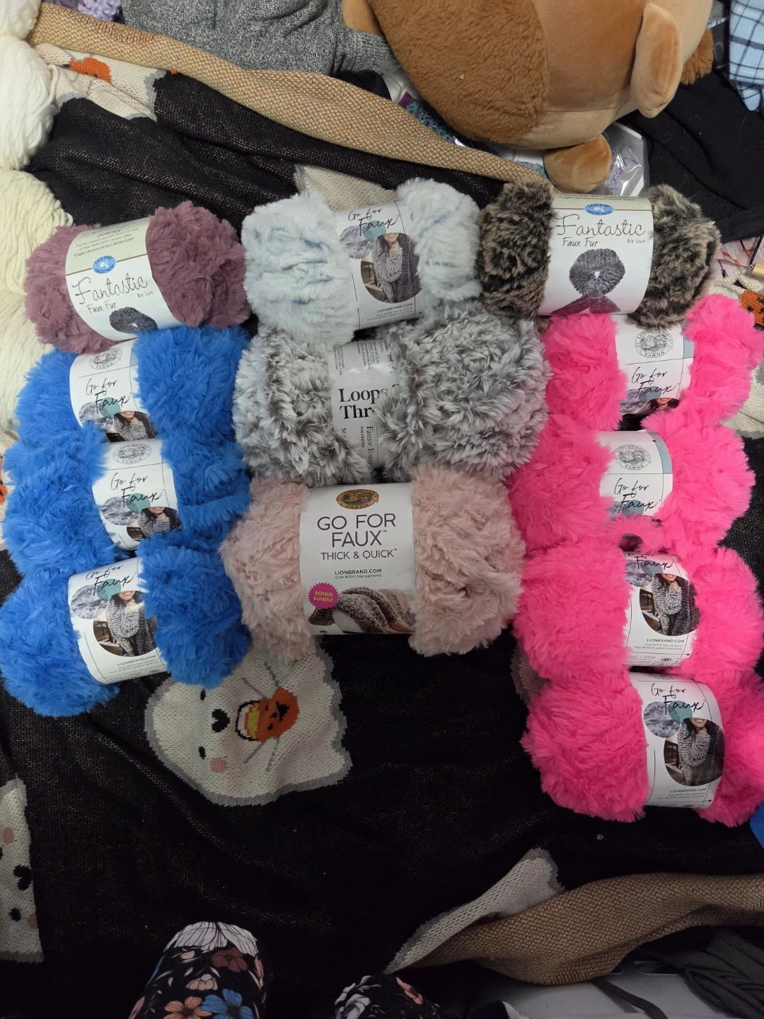 Lion Brand Faux Fur Yarn