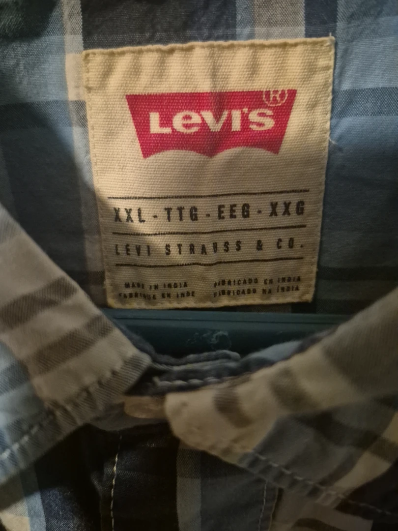Levi's Plaid Short Sleeve Shirt XXL - photo 3