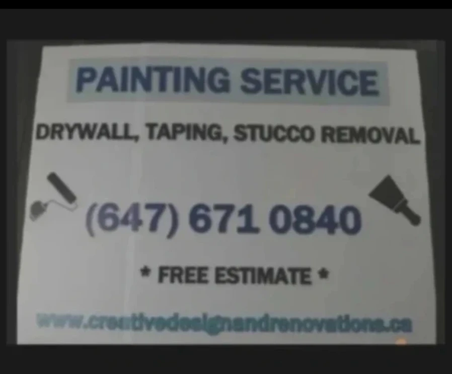 Painting Service - Drywall, Taping, Stucco Removal