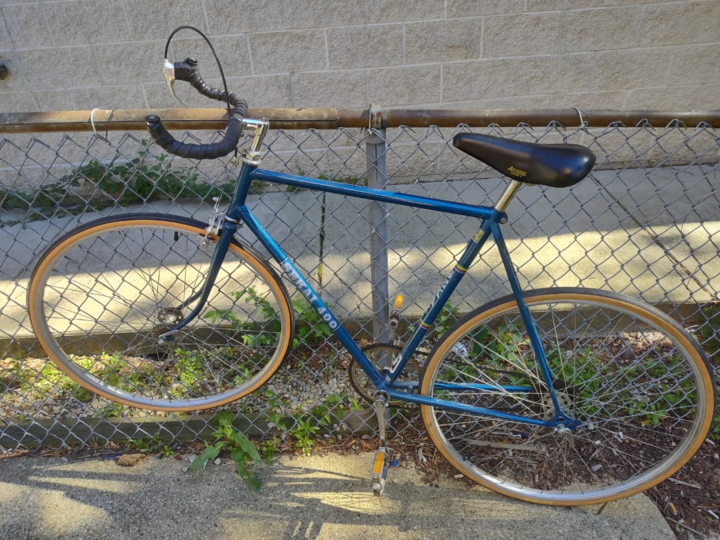Ice blue Sekai import single speed road bike - photo 4