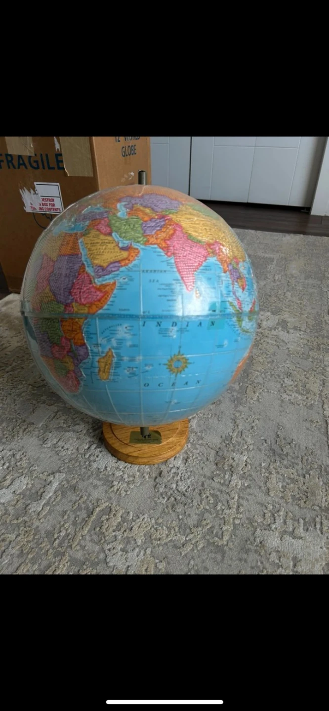12" World Globe - photo 2