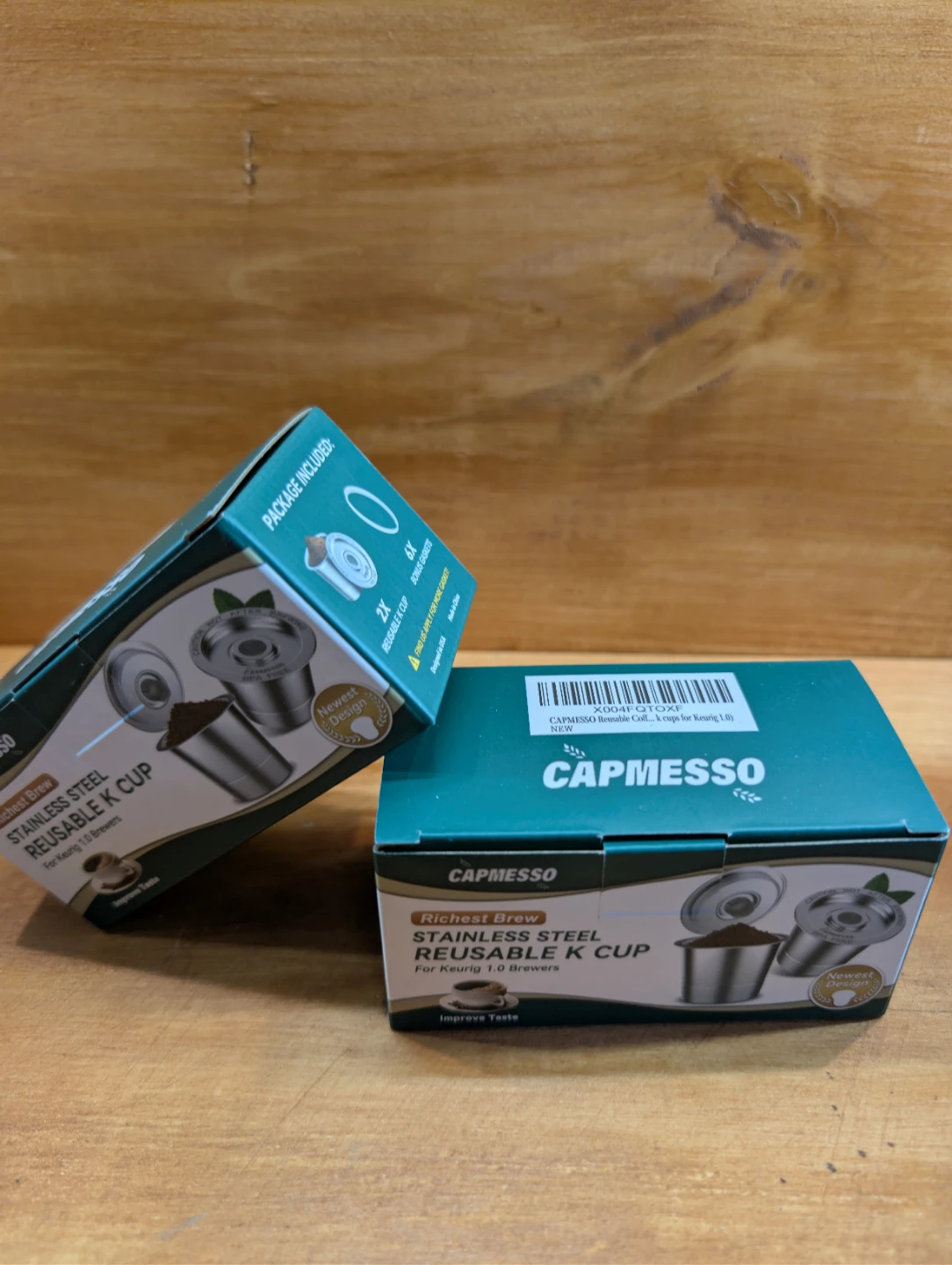 Capmesso Stainless Steel Reusable K Cups for Keurig  (2 Pack) - photo 4