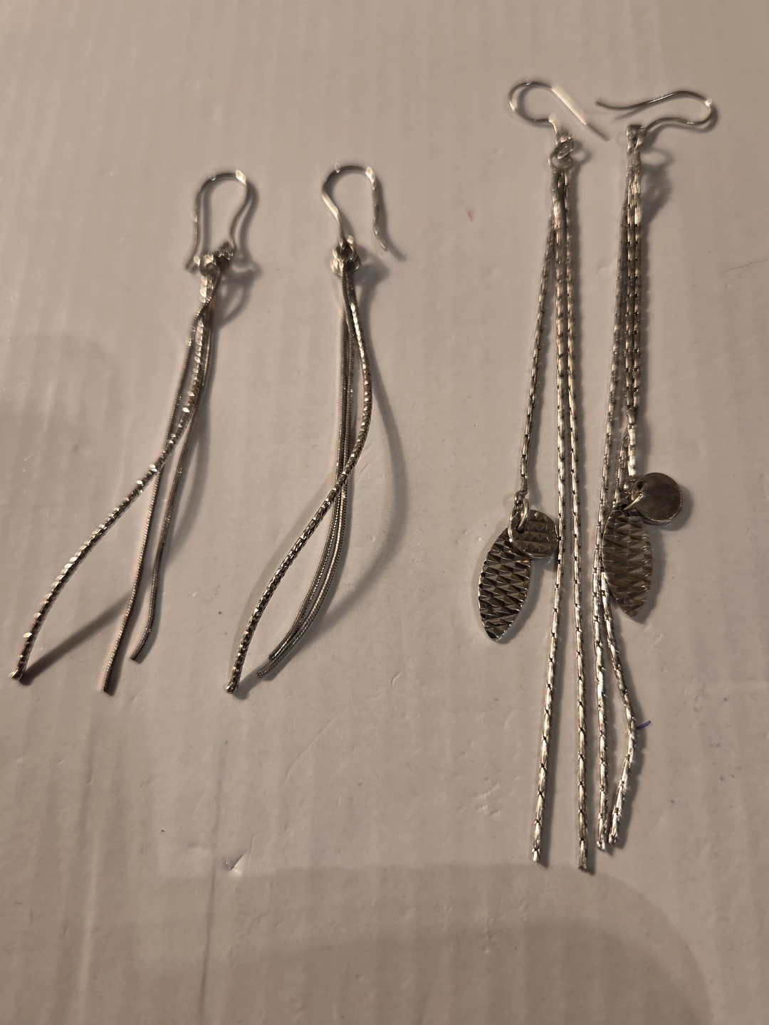 Silver 925  Dangle Earrings