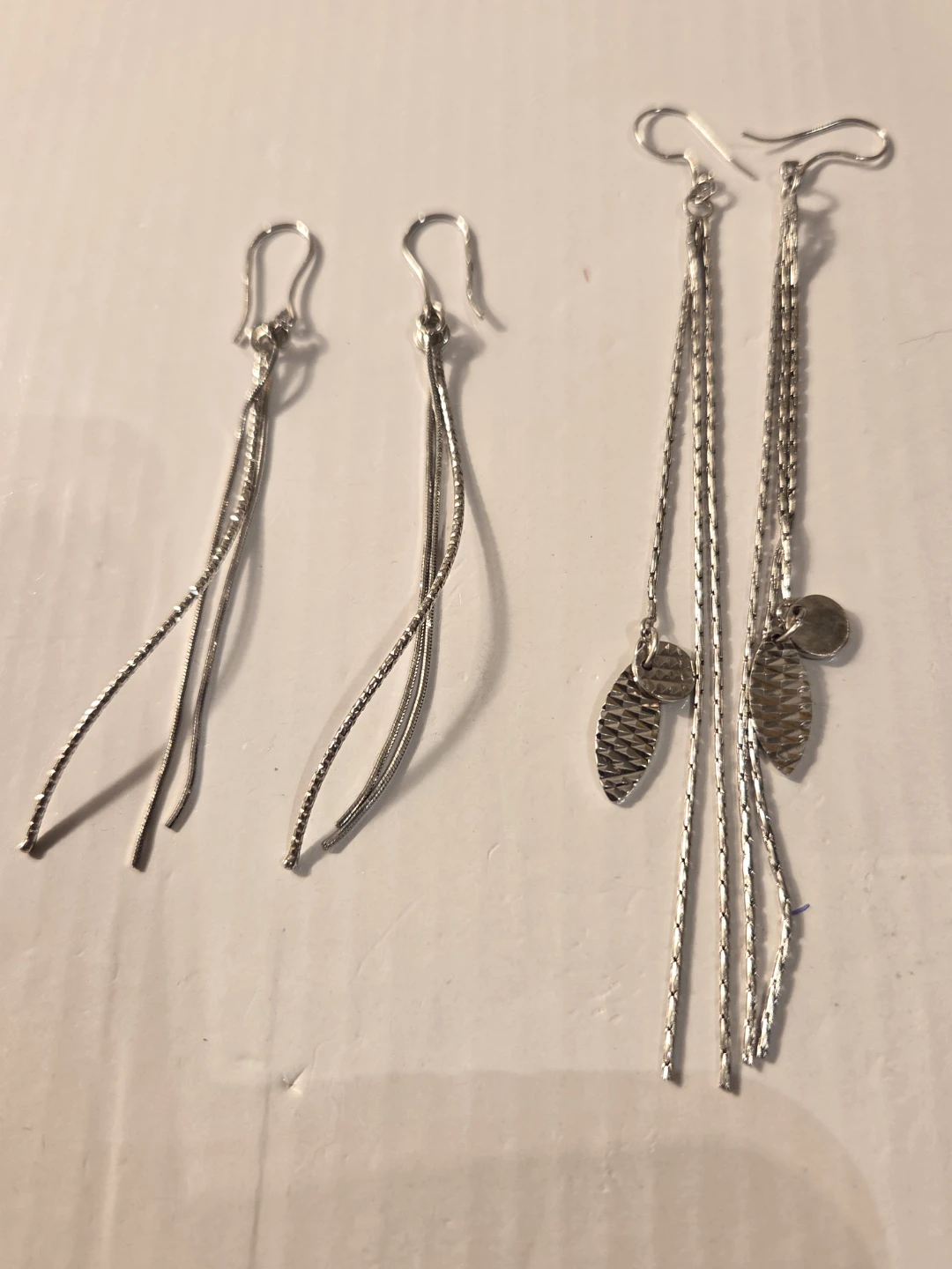 Silver 925  Dangle Earrings - photo 2