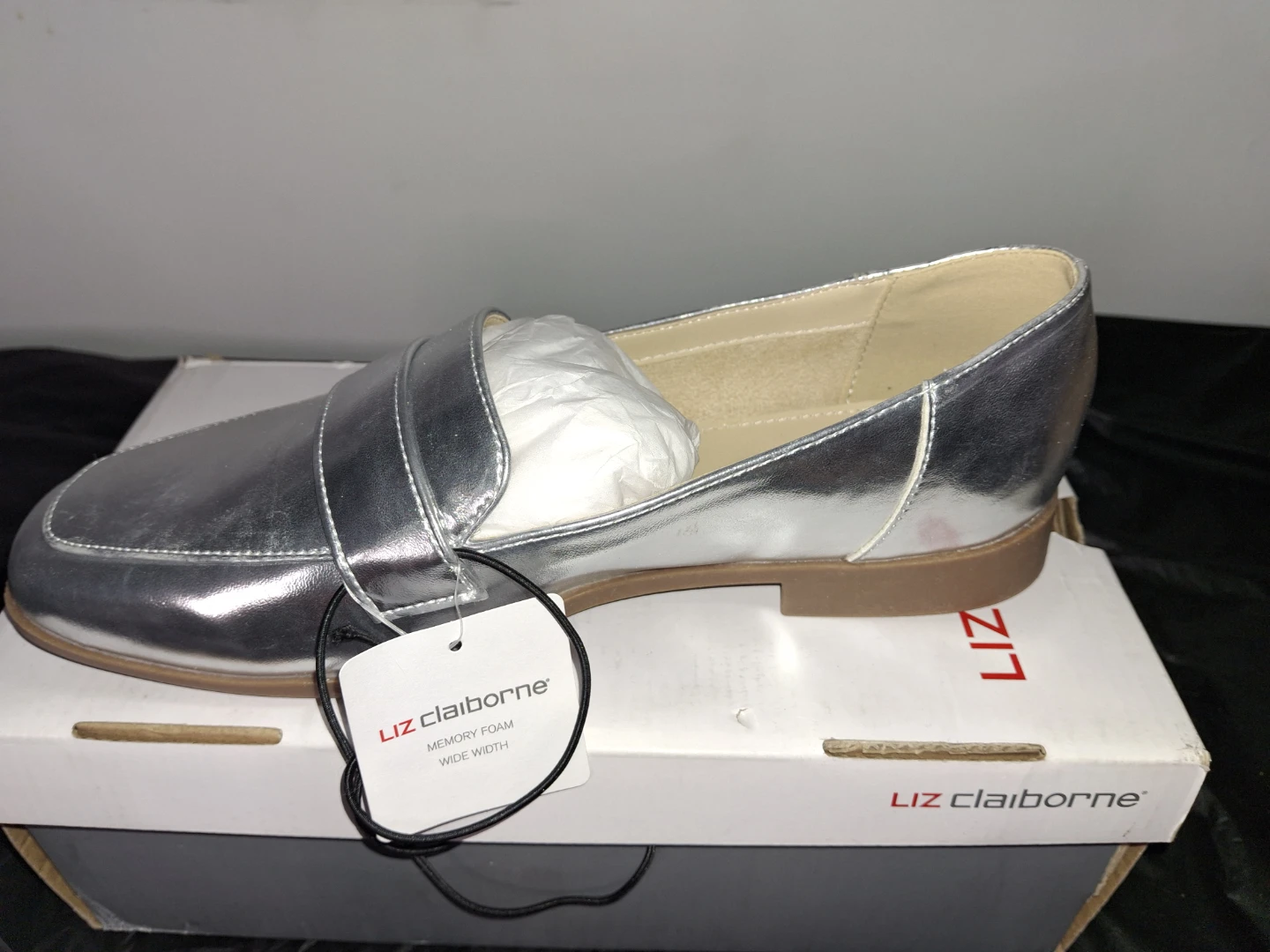 Liz Claiborne Silver Loafer Shoes - photo 2