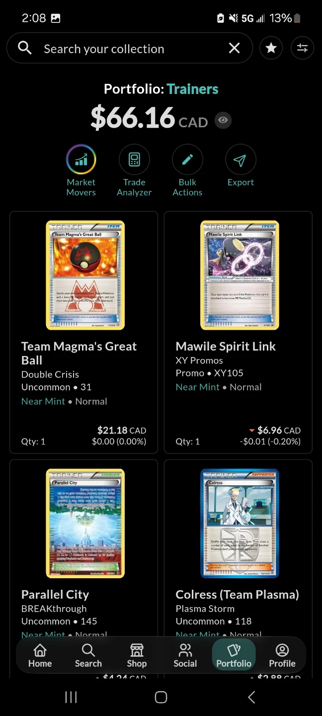 Pokemon Trading Cards Collection