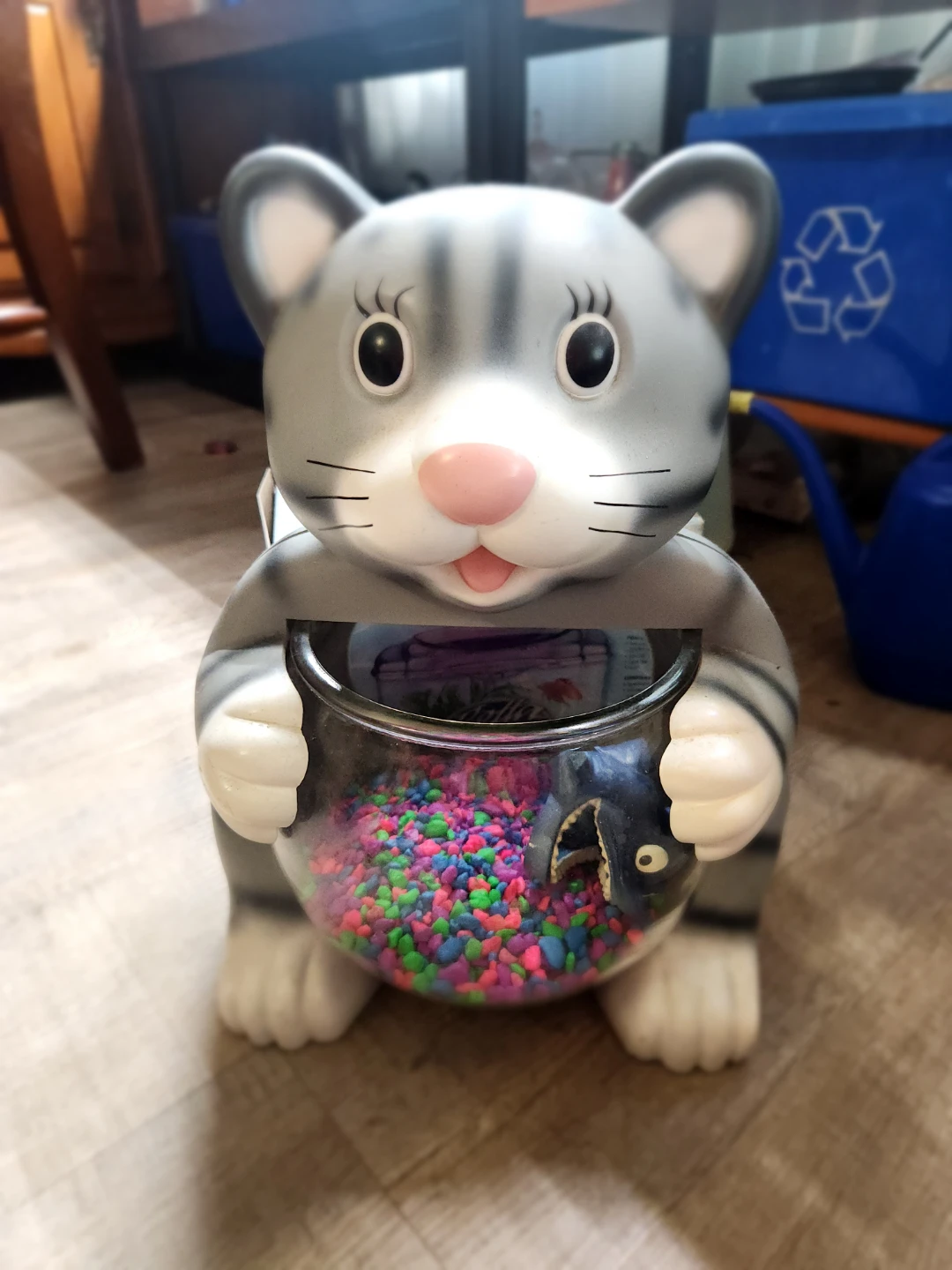 Cat-shaped Fish Bowl Holder