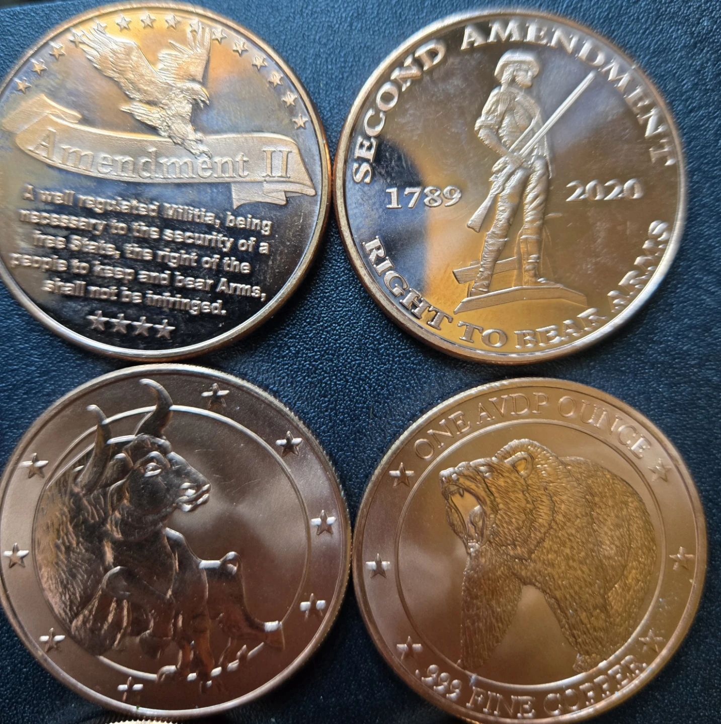 1oz copper coins