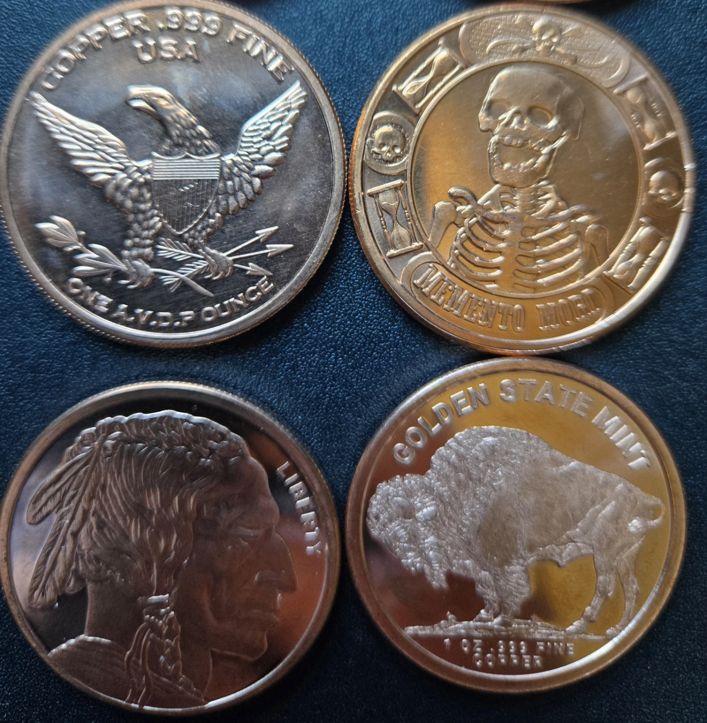1oz copper coins - photo 2