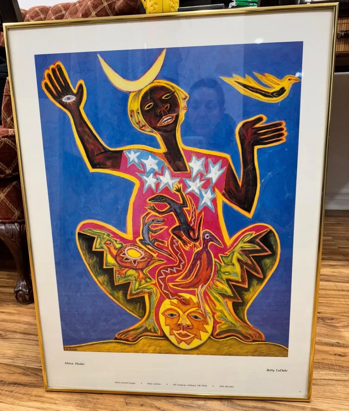 Betty LaDuke "Africa: Healer" Art Print