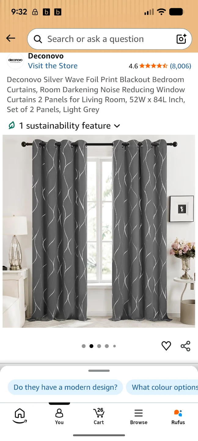 Blackout curtains