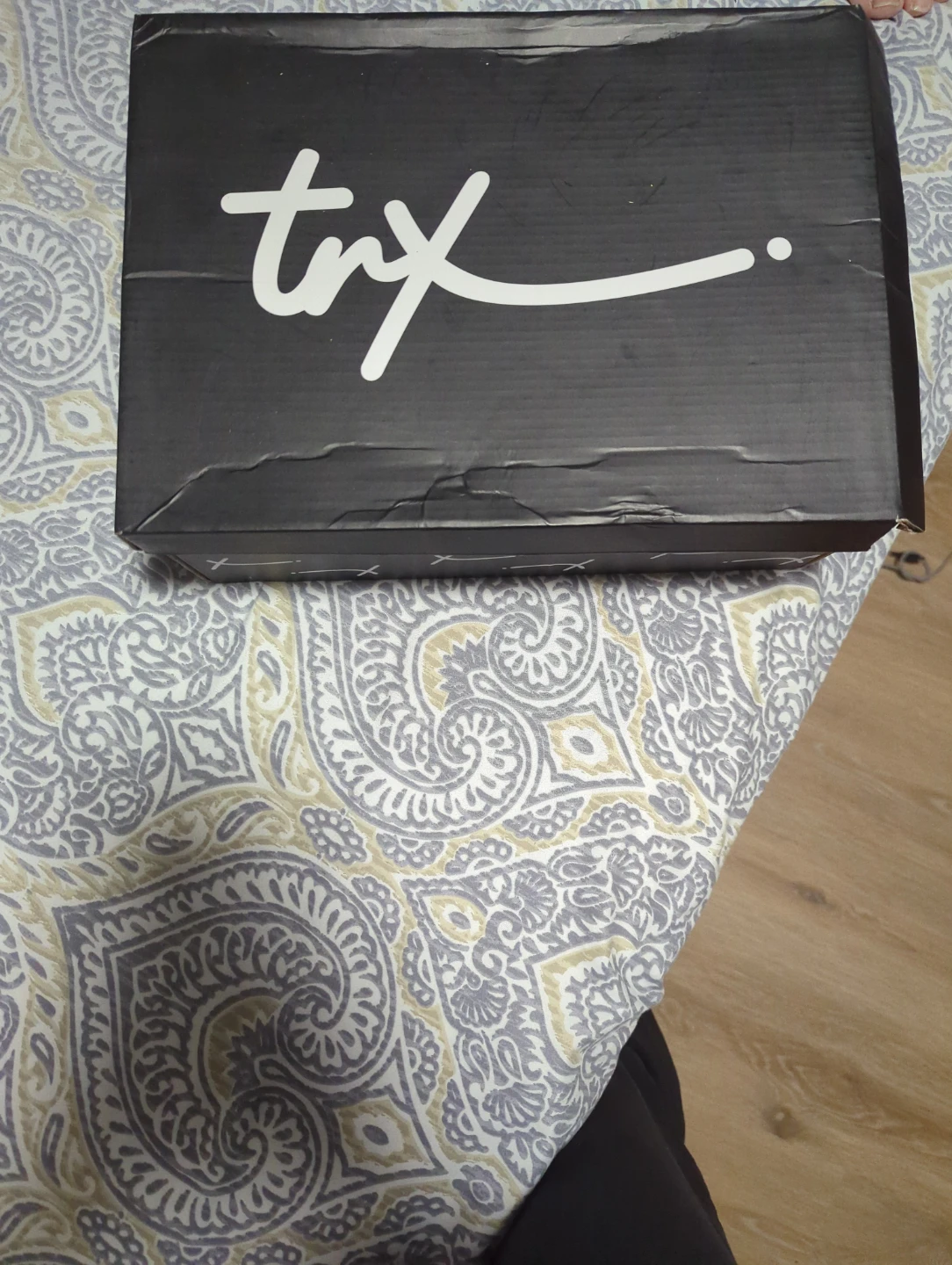 TRX Black and Blue High-Top Sneakers