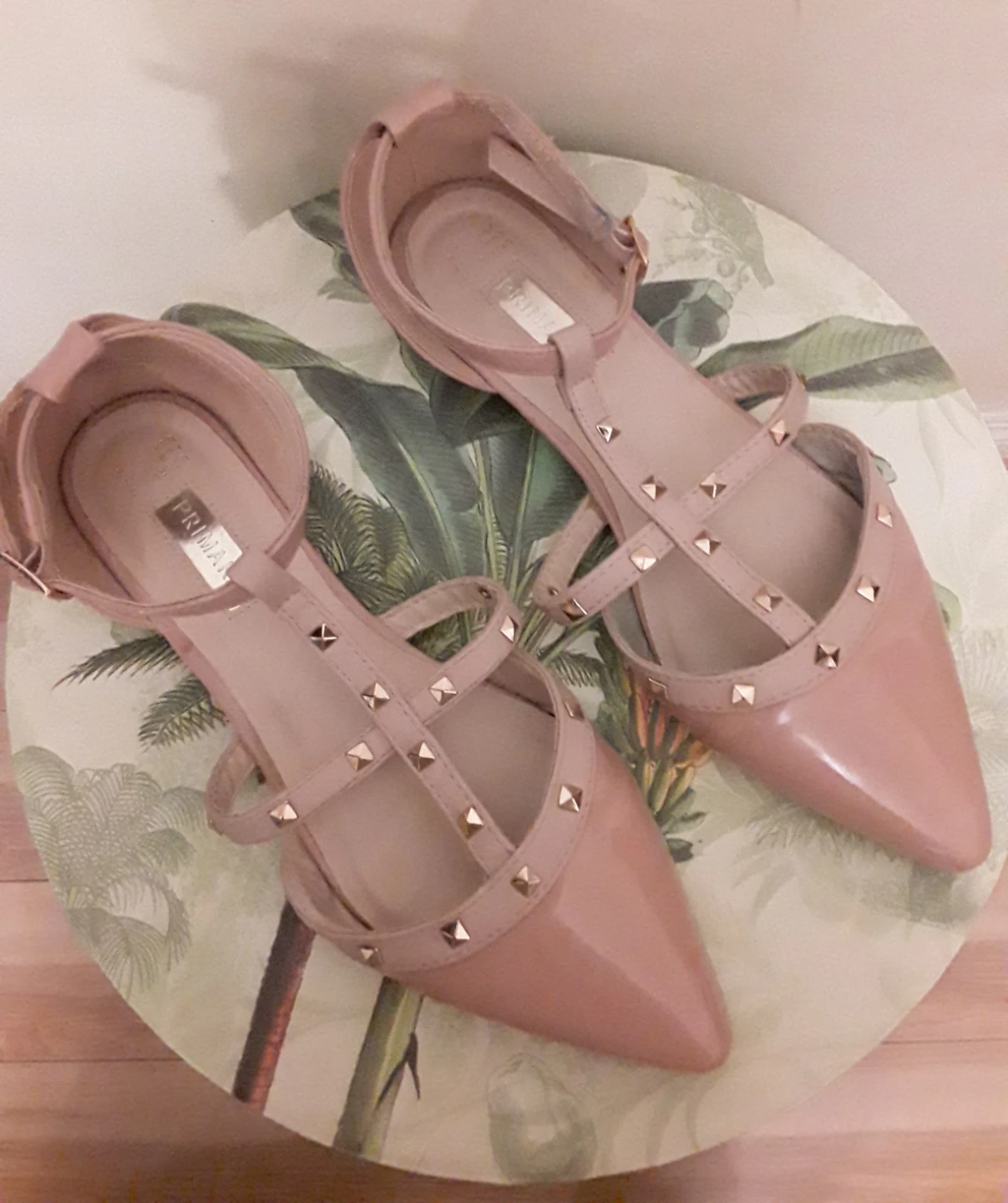 Primark Pink Studded Ballet Flats