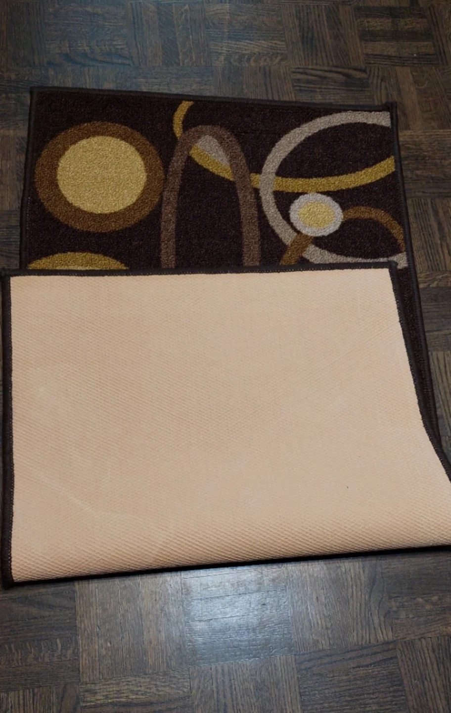 Brown Geometric Accent Rug - photo 2
