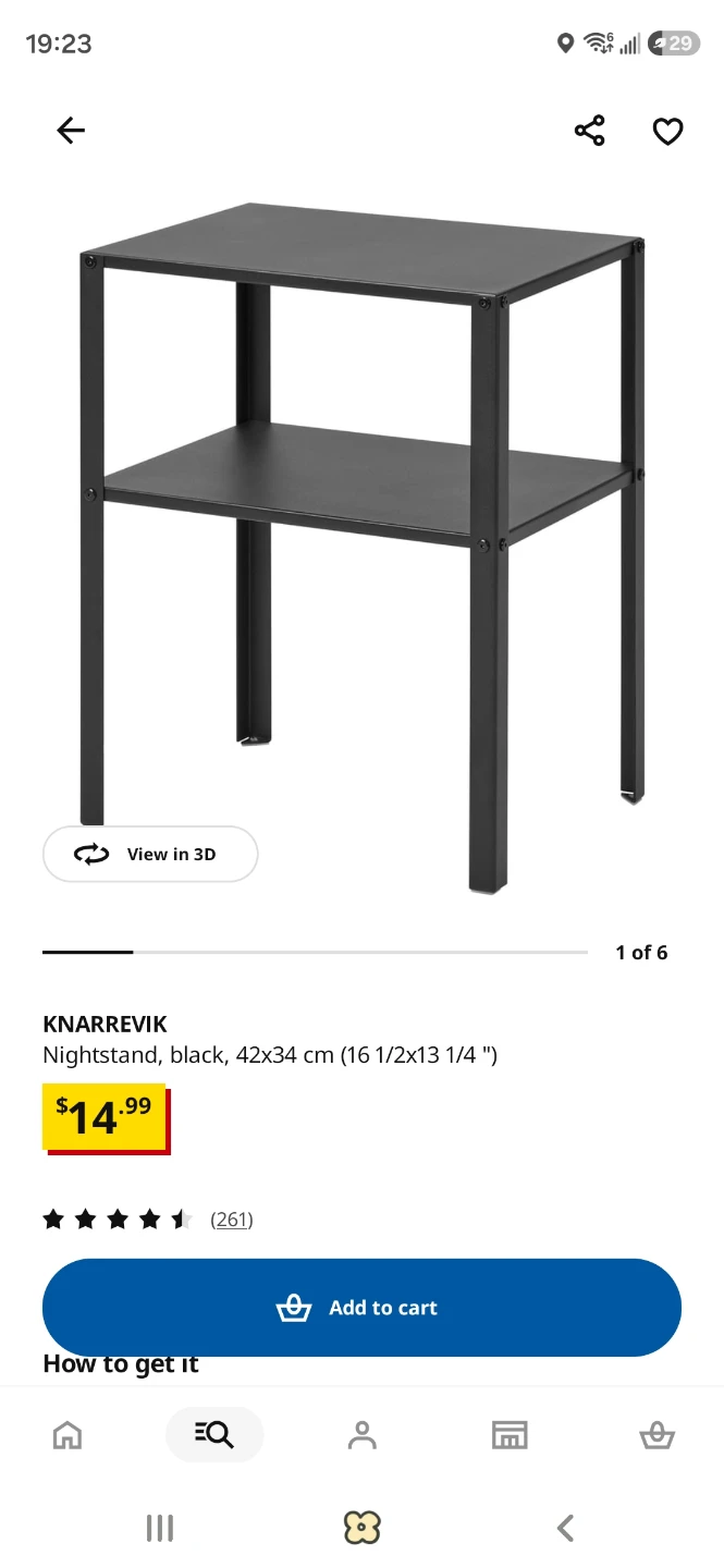 Ikea night stand black - photo 4