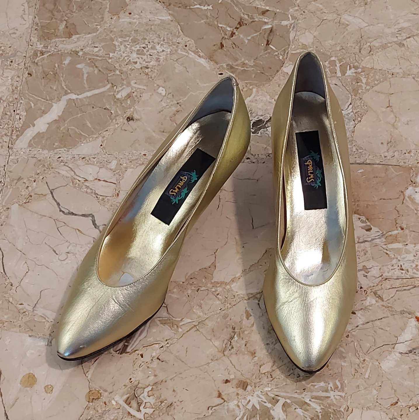Gold Heels size 37= 7 - photo 2