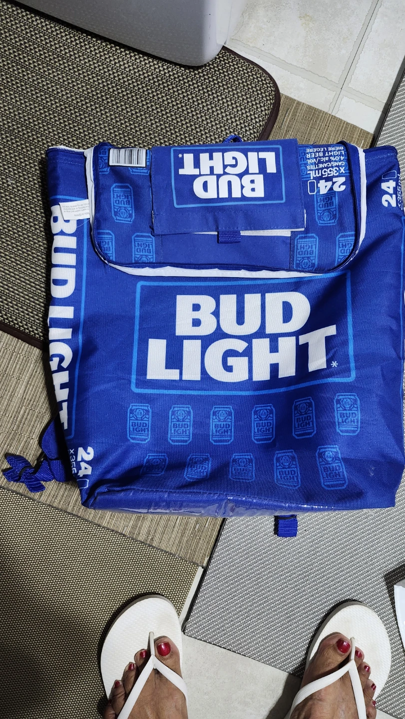 Bud Light Blue Backpack Cooler Bag - photo 2