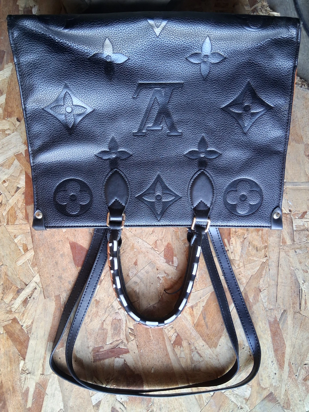 Black Louis Vuitton Tote Bag⚽ - photo 4