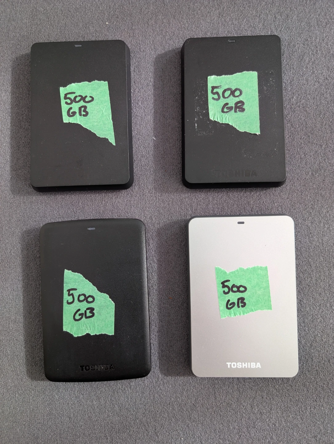 500GB Portable External Hard Drives (WD, Seagate, Toshiba) - photo 5