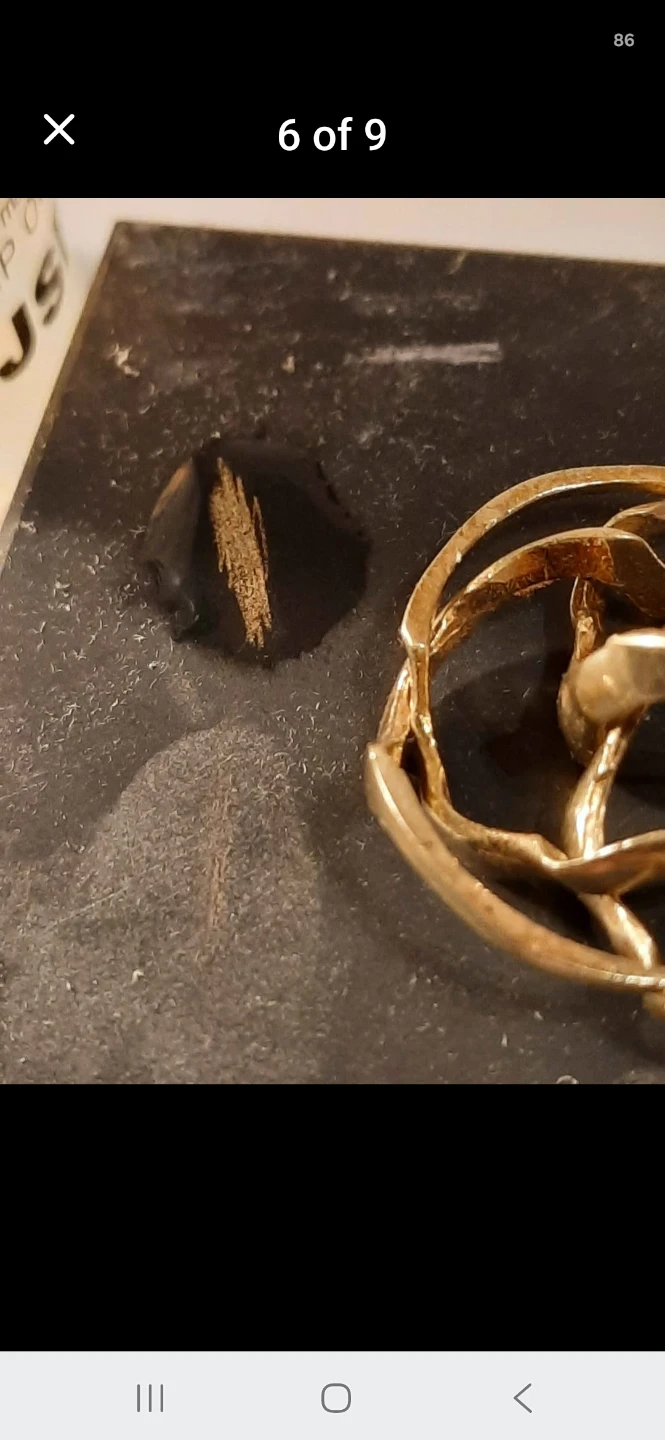 Gold 14k solid gold Abstract puzzle Ring - photo 4
