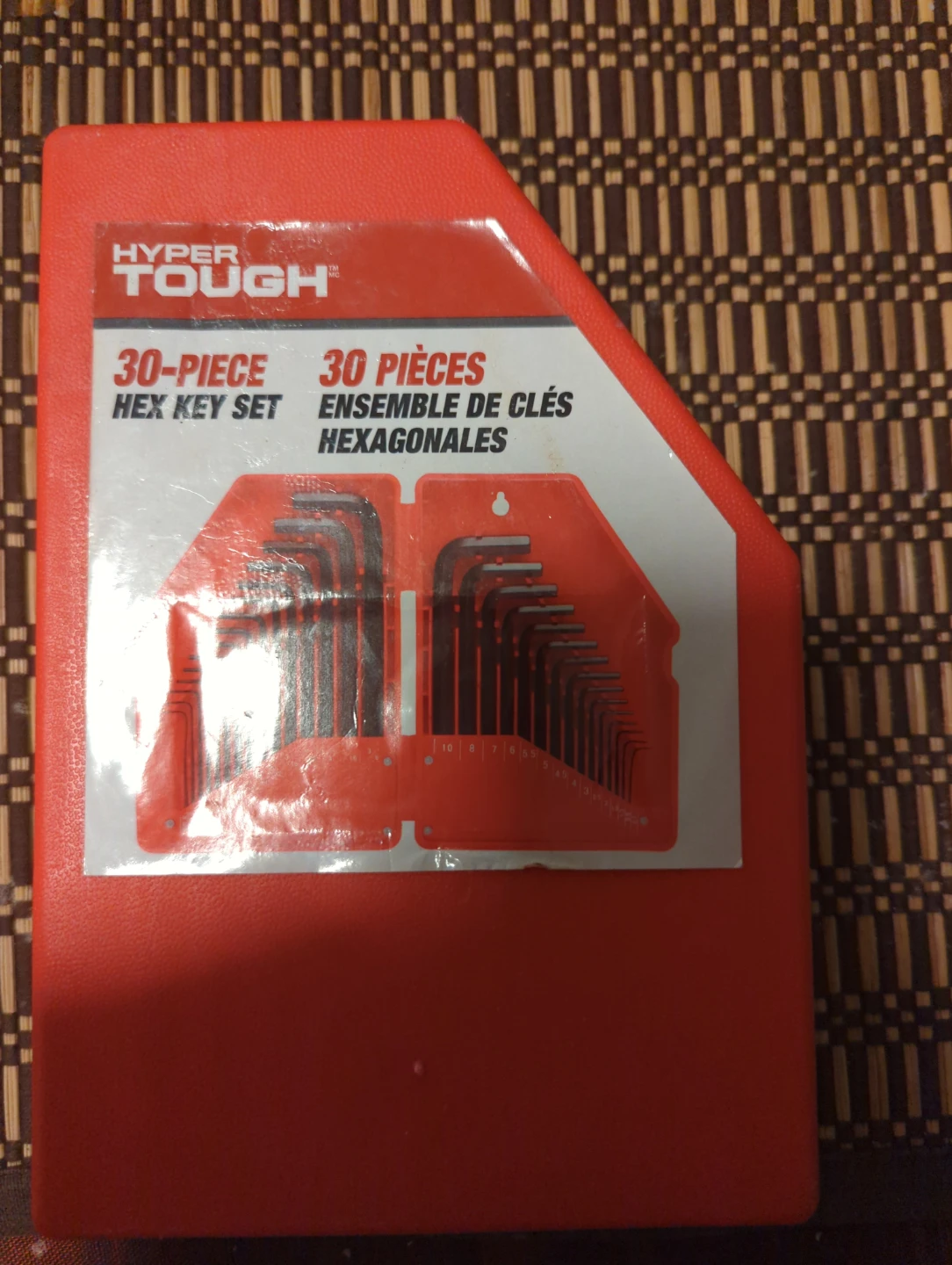 Hyper Tough 30-Piece Hex Key Set