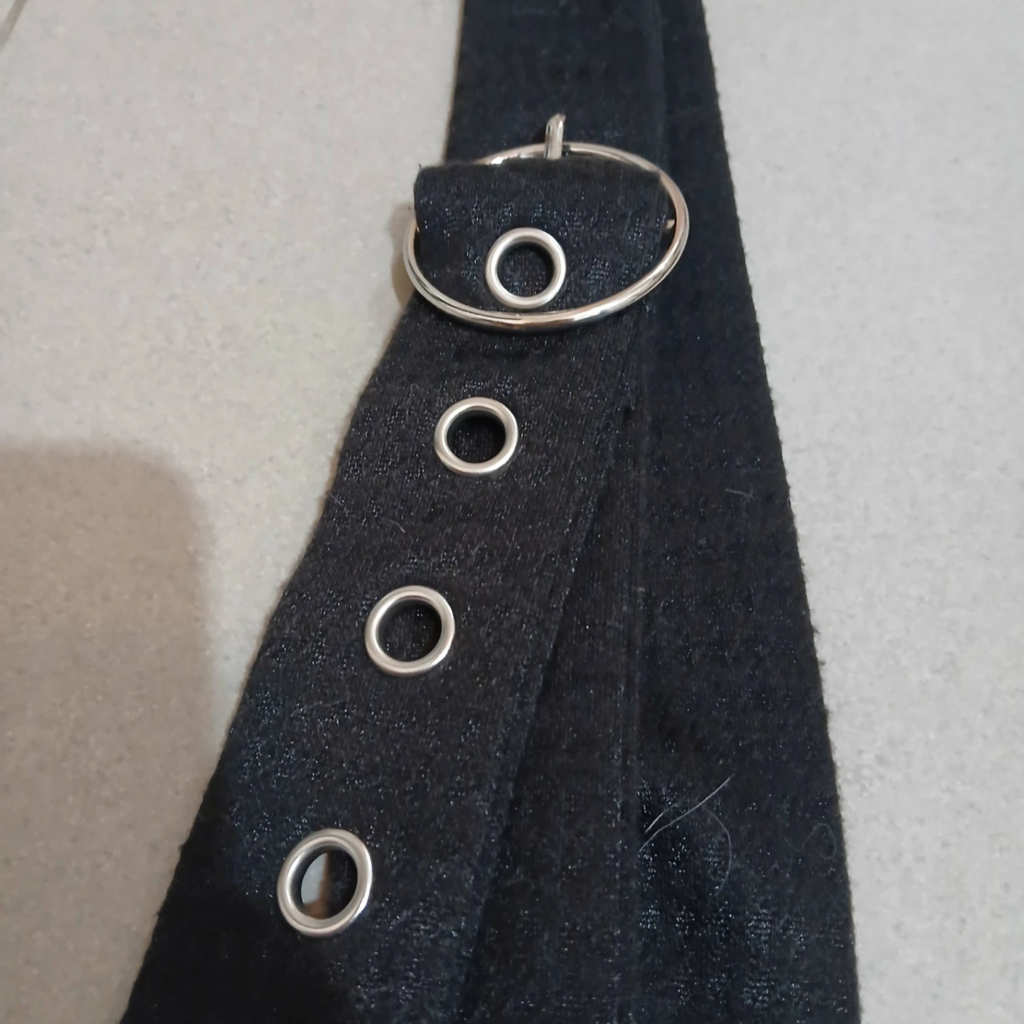 ⚽ Black Pinafore Dress with Buckle Straps - photo 3