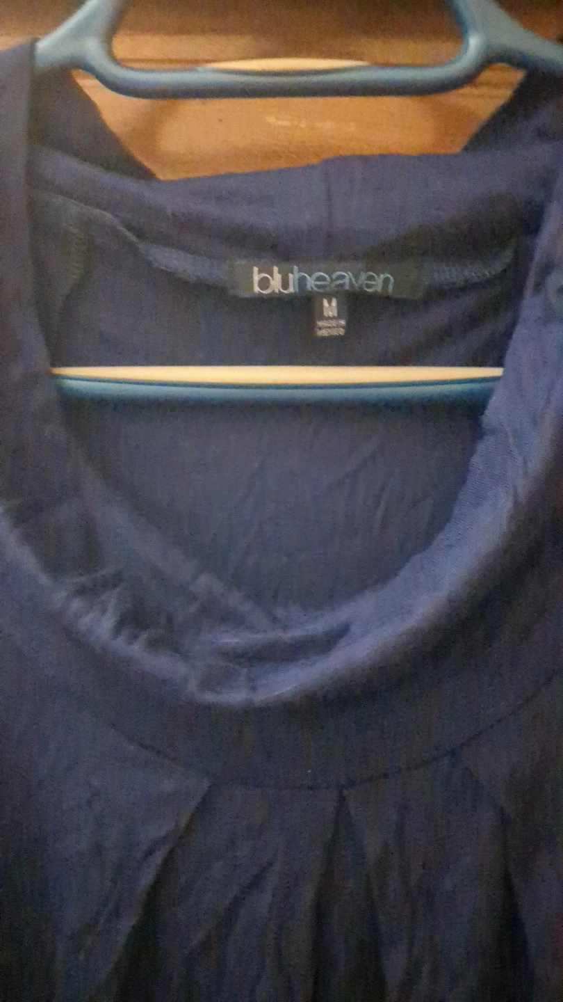 Bluheaven Women's Blue Sleeveless Top - Size M - photo 2