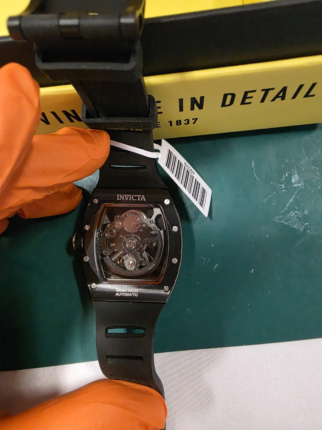 Invicta S1 Rally Vortex Auto Skeleton 41mm Black Carbon Fiber - photo 4