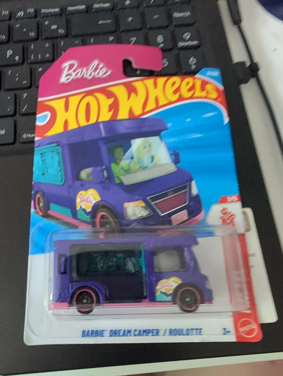 Hot Wheels Barbie Dream Camper Toy Car