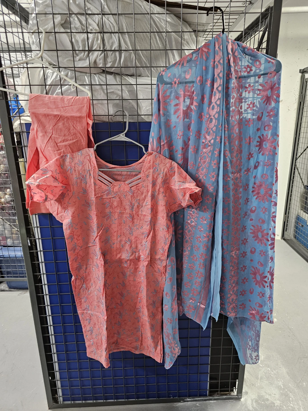 Bundle of Women's cotton 3 piece Suits with Dupatta & pants - photo 2