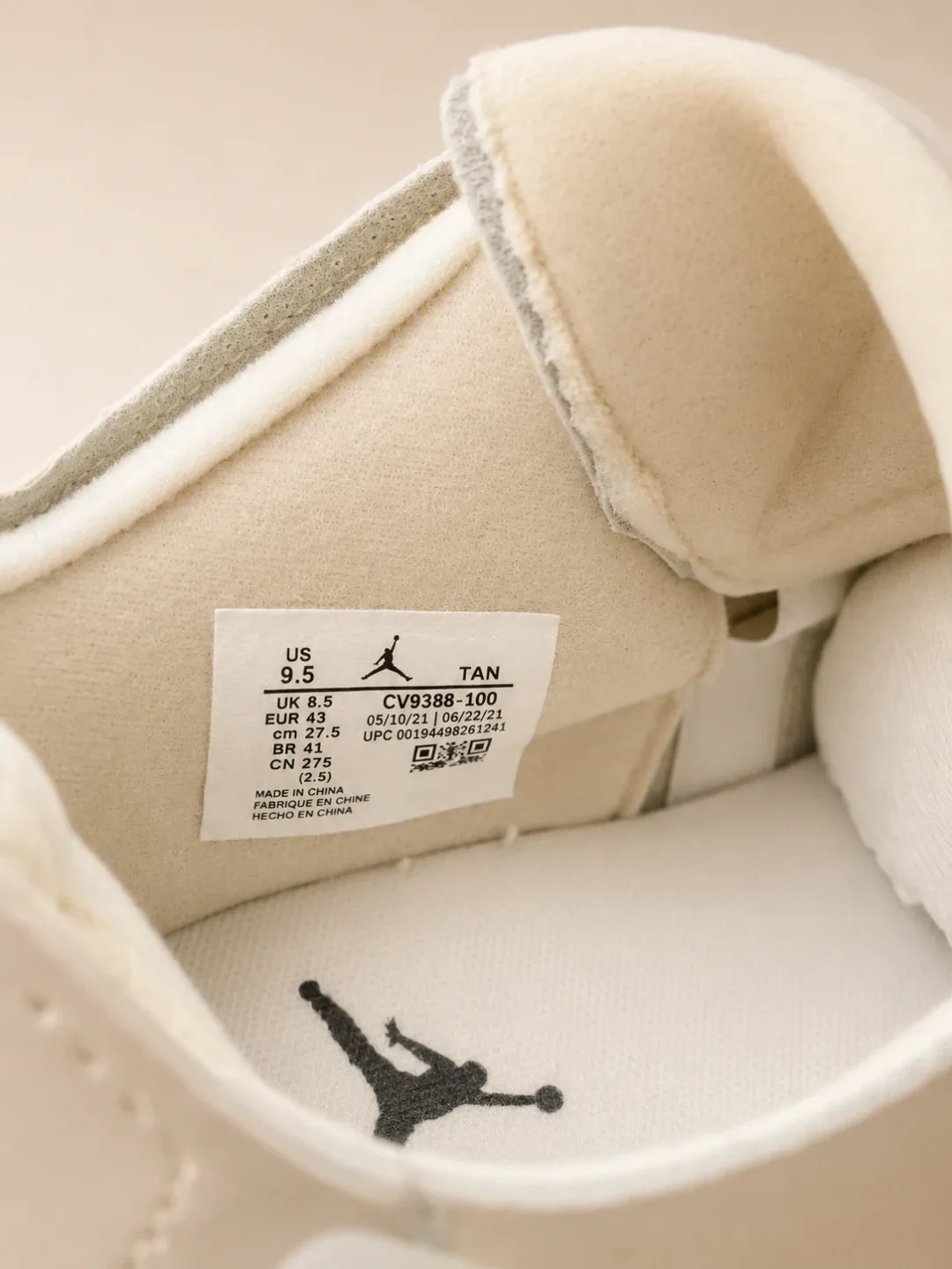 Air Jordan 4 "Off-White" Sail Sneakers - photo 5