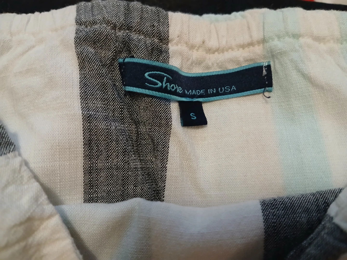 Shore Striped Off-the-Shoulder Top - Size S - photo 2