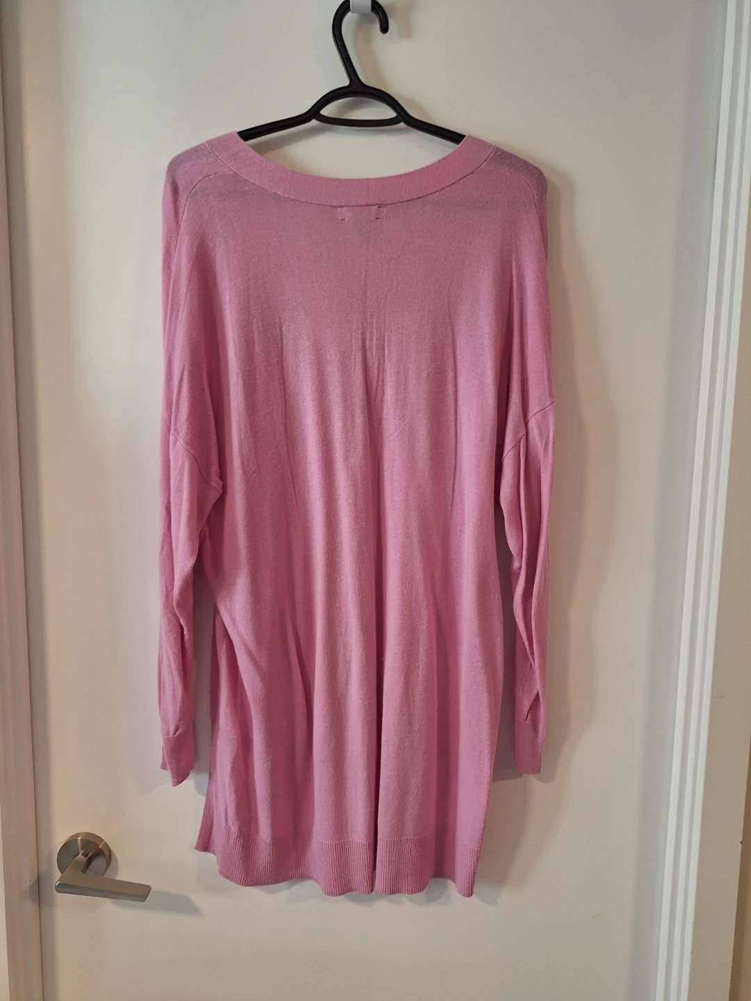 Lord & Taylor Pink V-Neck Sweater sz0X - photo 2