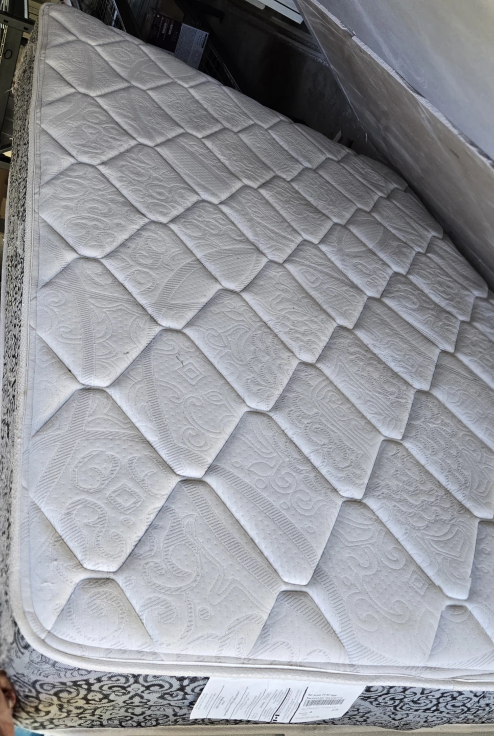 White Double Mattress with Inner Spring
