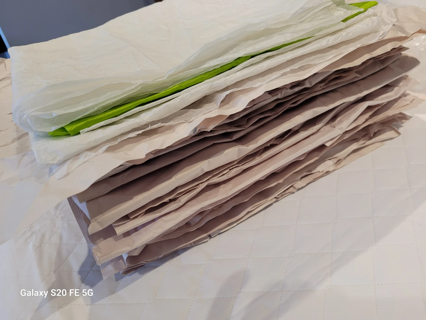 Assorted Bubble Wrap and Kraft Paper