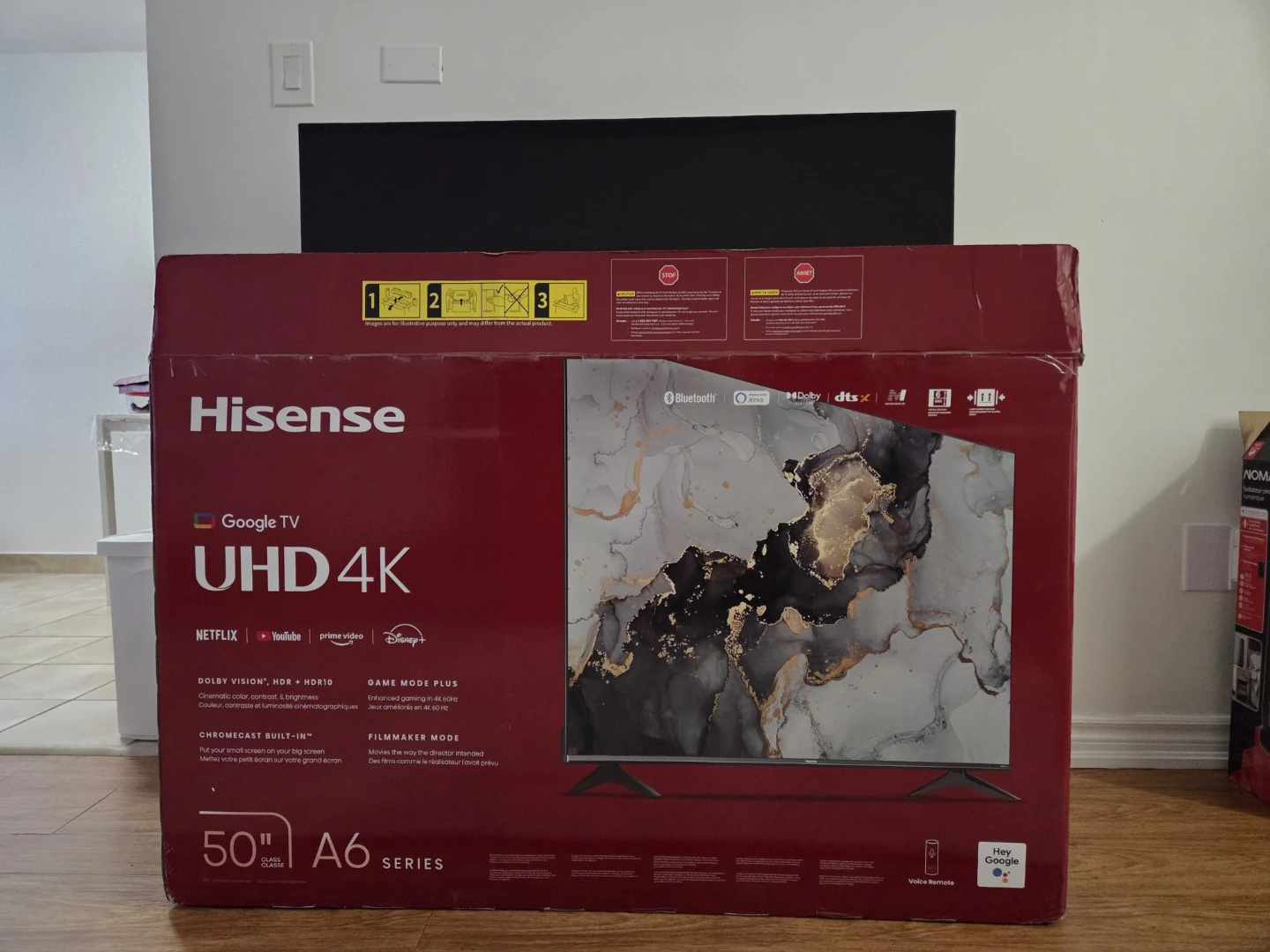 Hisense 50" UHD 4K A6 Series Google TV - photo 3